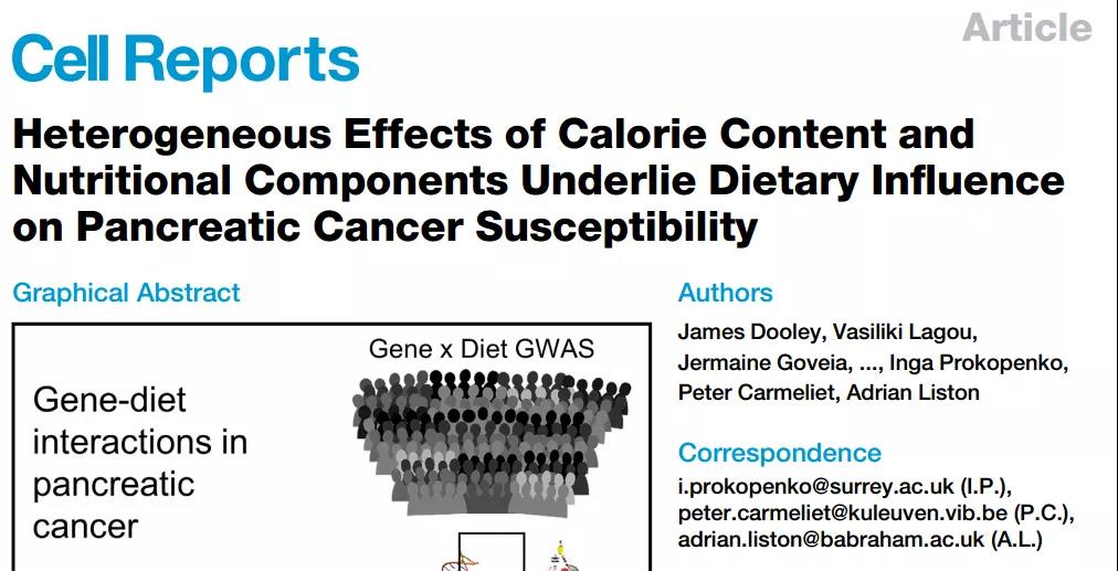《细胞》子刊：糖是促进胰腺癌发展的独立因素！科学家揭示单独饮食因